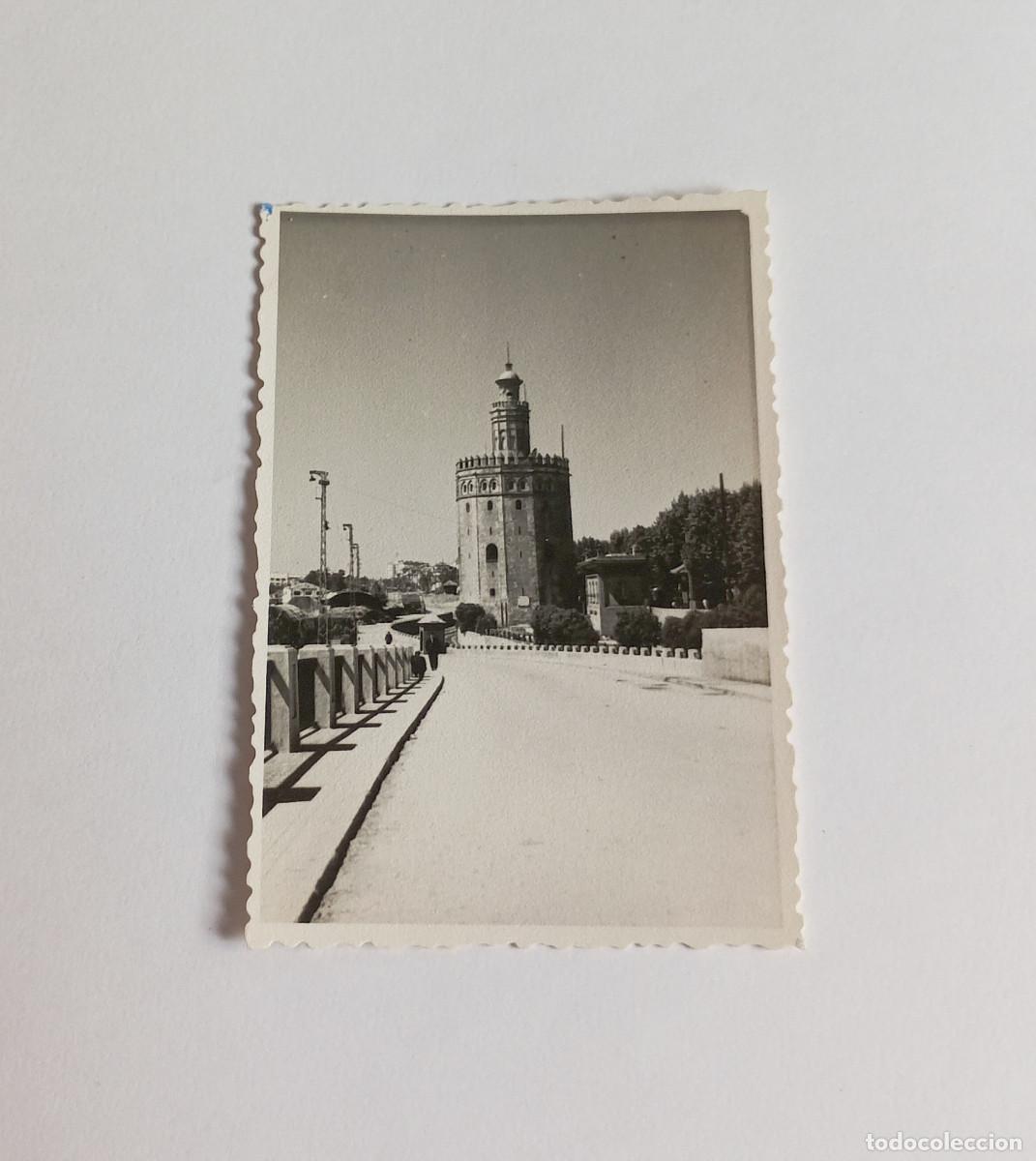 Fotograf&iacute;a antigua: Fotograf&iacute;a antigua - Torre del Oro de Sevilla - A&ntilde;o 1959