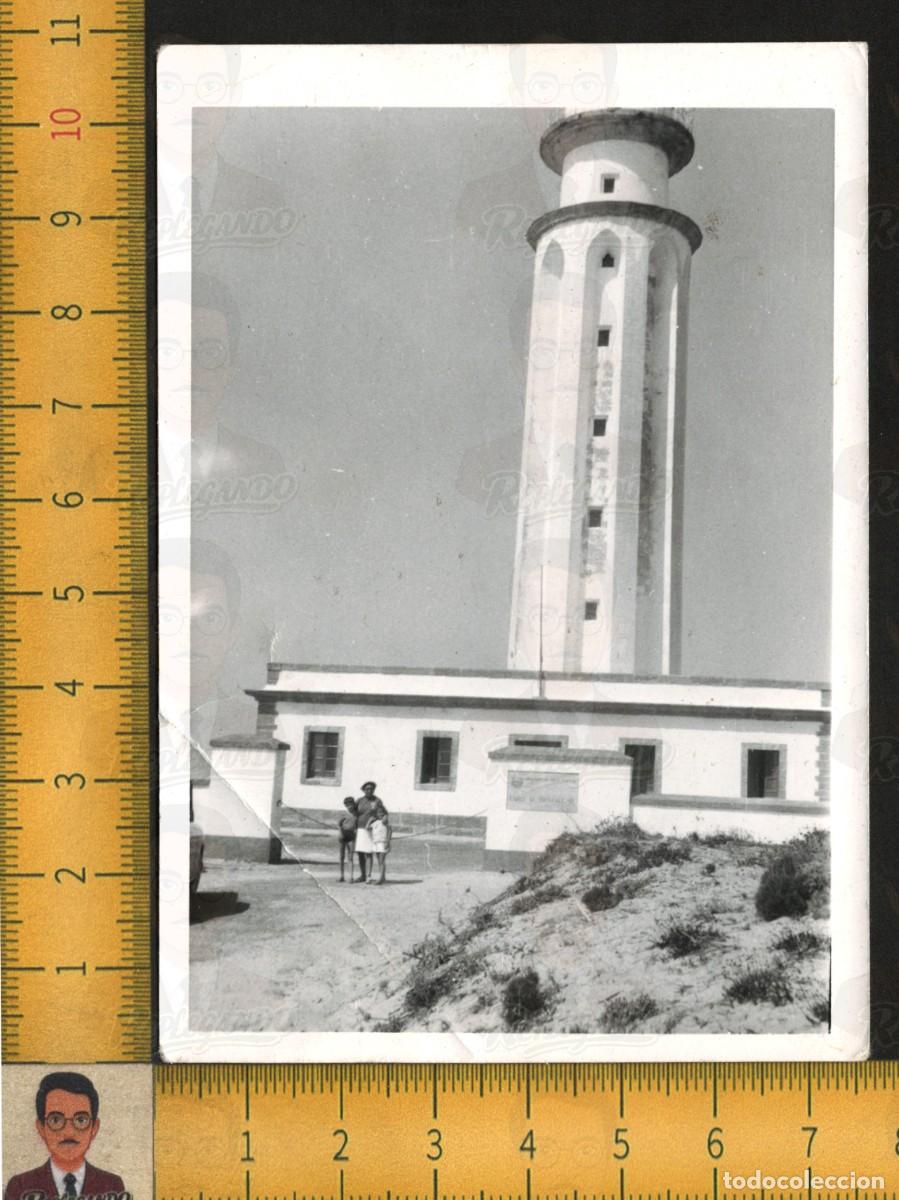 Fotograf&iacute;a antigua: FARO DE TRAFALGAR : BARBATE (C&Aacute;DIZ) : TORRE COSTA ATL&Aacute;NTICA PAISAJE - FOTO ANTIGUA ANDALUC&Iacute;A A&Ntilde;OS 60