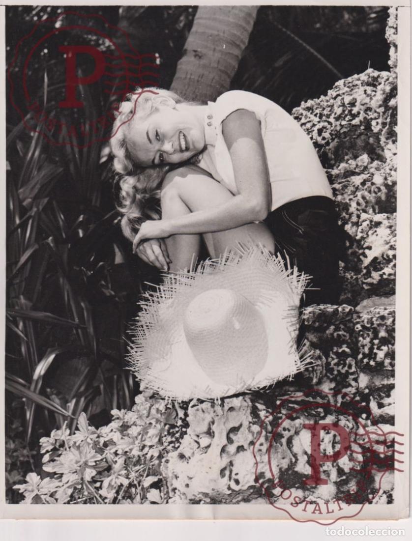 Fotograf&iacute;a antigua: MIAMI BEACH MARY MILLS. . PIN UP +-23x16CM
