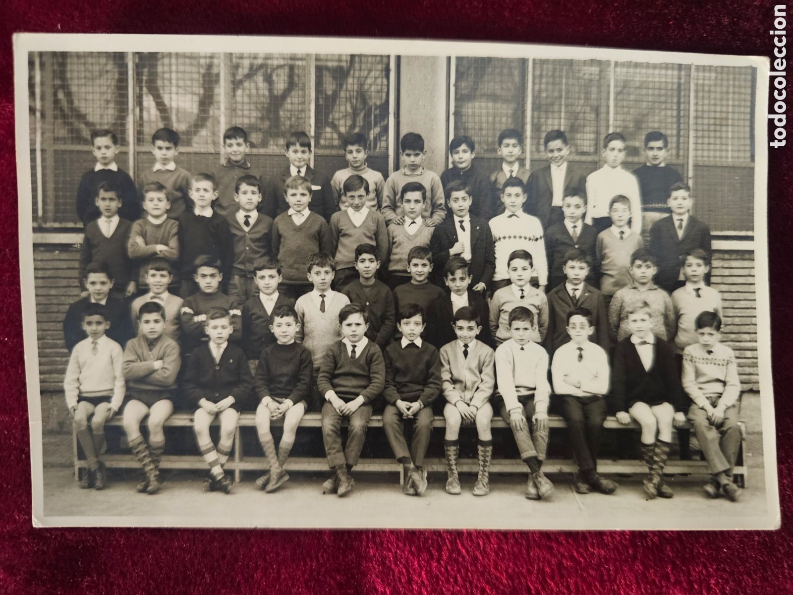 Photographie ancienne: Fotograf&iacute;a escolar antigua en blanco y negro (A&ntilde;os 60 / 70) &ndash; Coleccionismo / Memorabilia