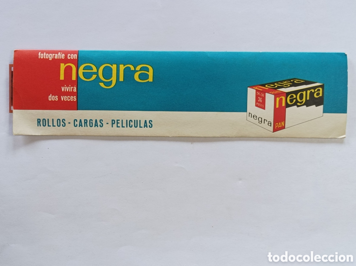 Fotograf&iacute;a antigua: NEGRA. CASA PLANAS. FUNDA PARA NEGATIVOS. PALMA DE MALLORCA. FOTOGRAF&Iacute;A ANTIGUA.