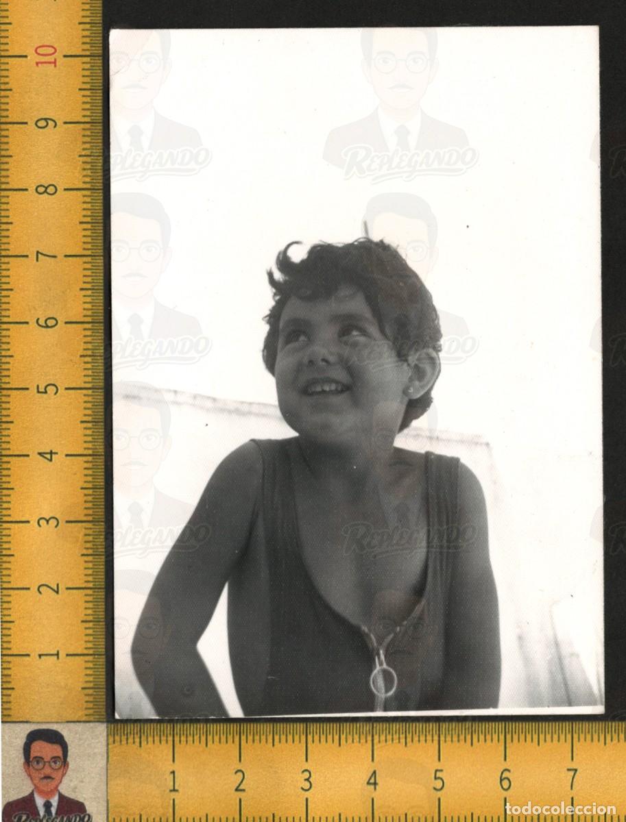 Fotograf&iacute;a antigua: RETRATO NI&Ntilde;A SONRISA - INFANCIA FELIZ MIRADA DULCE - FOTO ANTIGUA ART&Iacute;STICA A&Ntilde;O 1971 - MARINALEDA