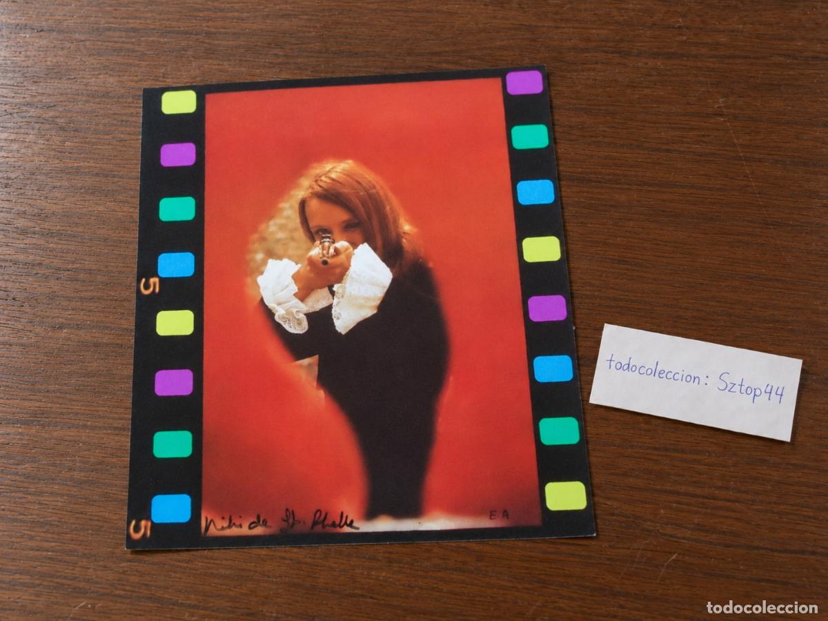Fotograf&iacute;a antigua: Niki de Saint Phalle - Fotolitograf&iacute;a Antigua Firmada / Autoritratto &rdquo;Tir&rdquo; E.A. Pop Art - &Eacute;poca