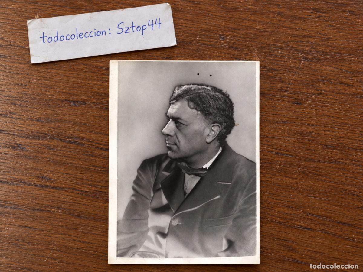 Fotograf&iacute;a antigua: Antigua Fotograf&iacute;a Man Ray 1932 - Retrato Solarizado de Georges Braque - &Eacute;poca