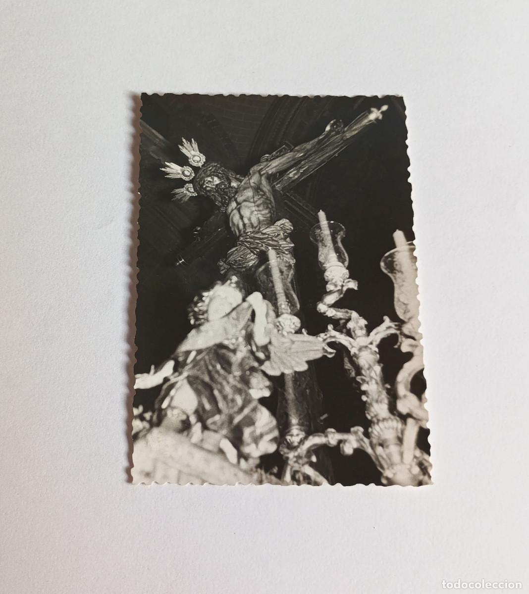 Fotograf&iacute;a antigua: Antigua fotograf&iacute;a - Semana Santa Sevilla - Cristo del Amor - A&ntilde;o 1961