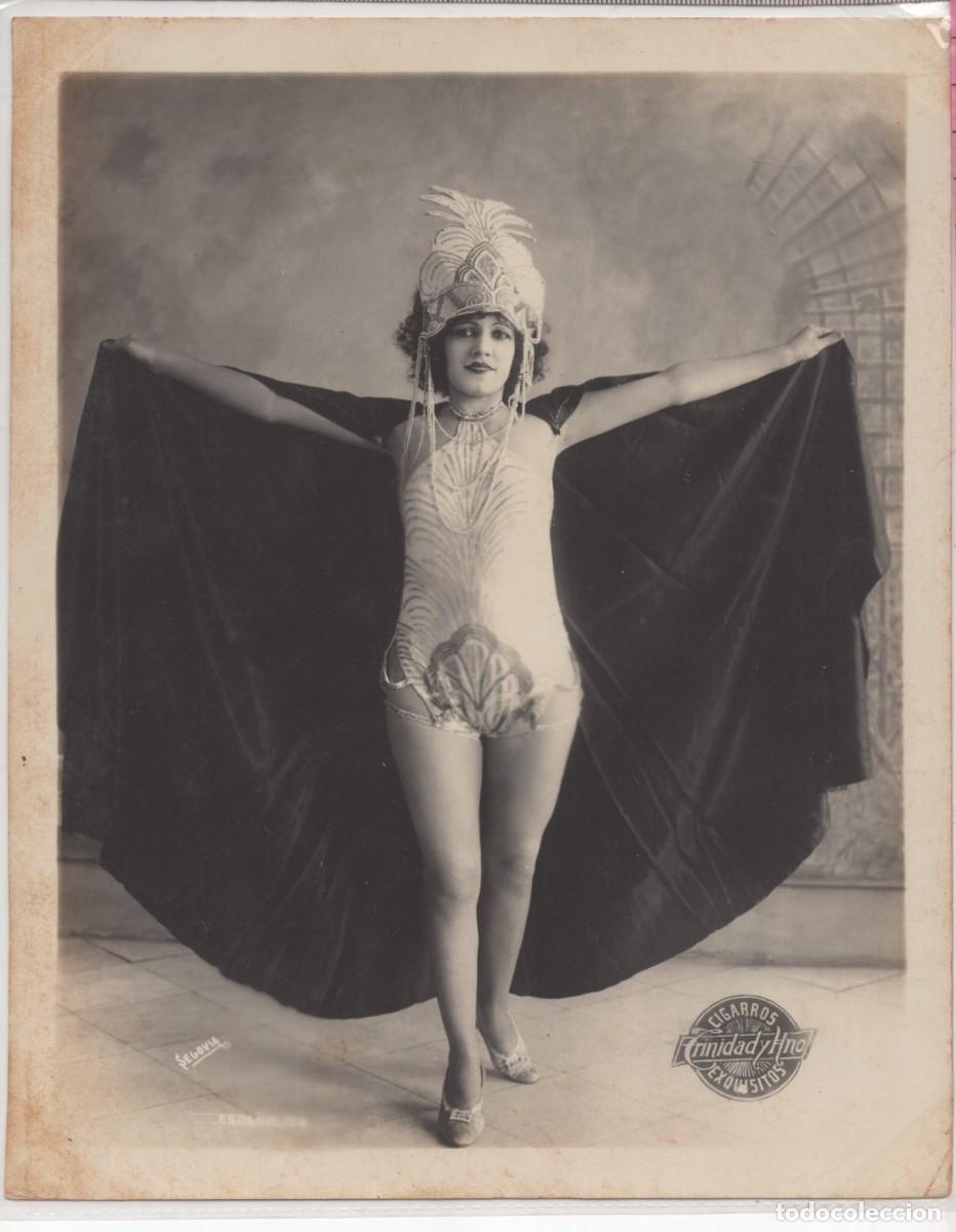 Fotograf&iacute;a antigua: Fotograf&iacute;a original Cuba Trinidad y Hno. Cigarros Exquisitos Art D&eacute;co Cabaret 1920-30