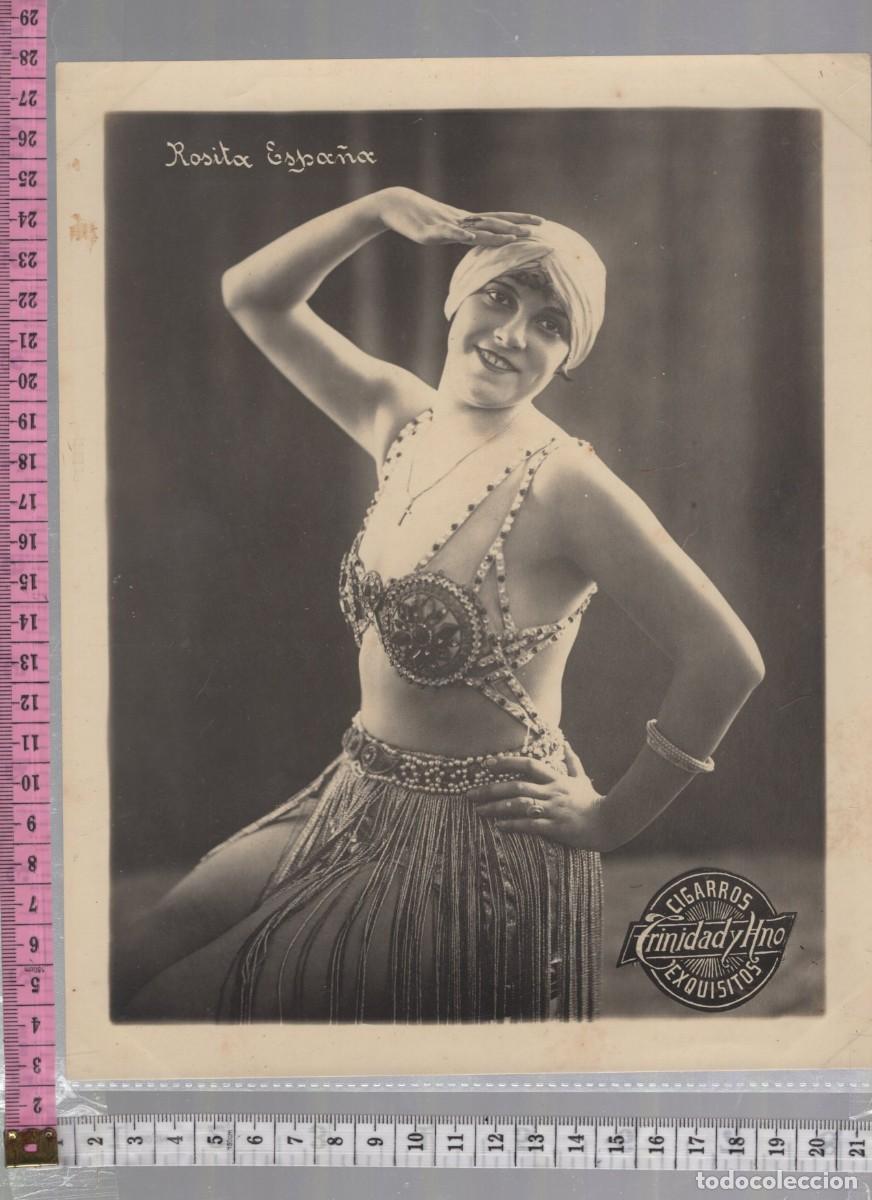 Fotograf&iacute;a antigua: Fotograf&iacute;a original Cuba Trinidad y Hno. Cigarros 1920s Art D&eacute;co Cabaret 20,3 x 25,4 cm