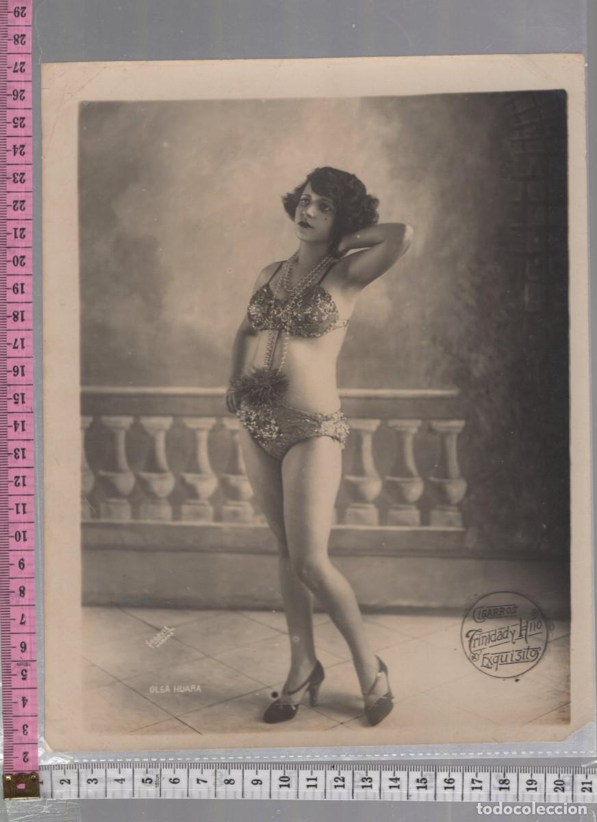 Fotograf&iacute;a antigua: Fotograf&iacute;a original Cuba Trinidad y Hno. Cigarros 1920s Art D&eacute;co Cabaret 20,3 x 25,4 cm