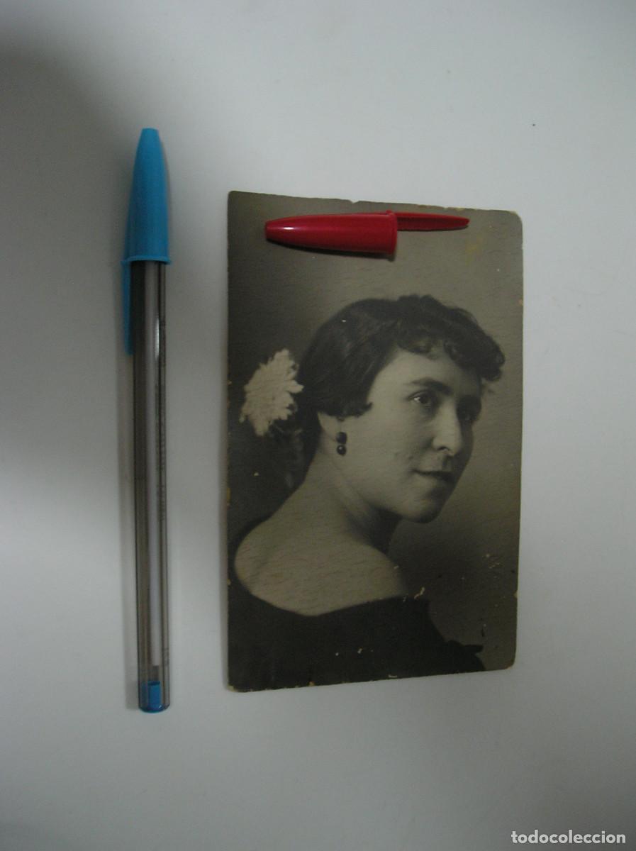 Fotograf&iacute;a antigua: ANTIGUA FOTO FOTOGRAFIA COSTUMBRISTA PRINCIPIOS DEL SIGLO PASADO CHICA JOVEN (26-11)