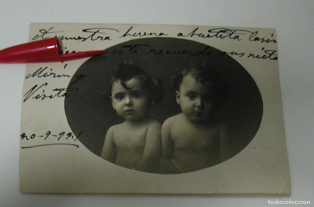 Fotograf&iacute;a antigua: ANTIGUA FOTO FOTOGRAFIA COSTUMBRISTA PRINCIPIOS DEL SIGLO PASADO DOS HERMANAS (26-11)