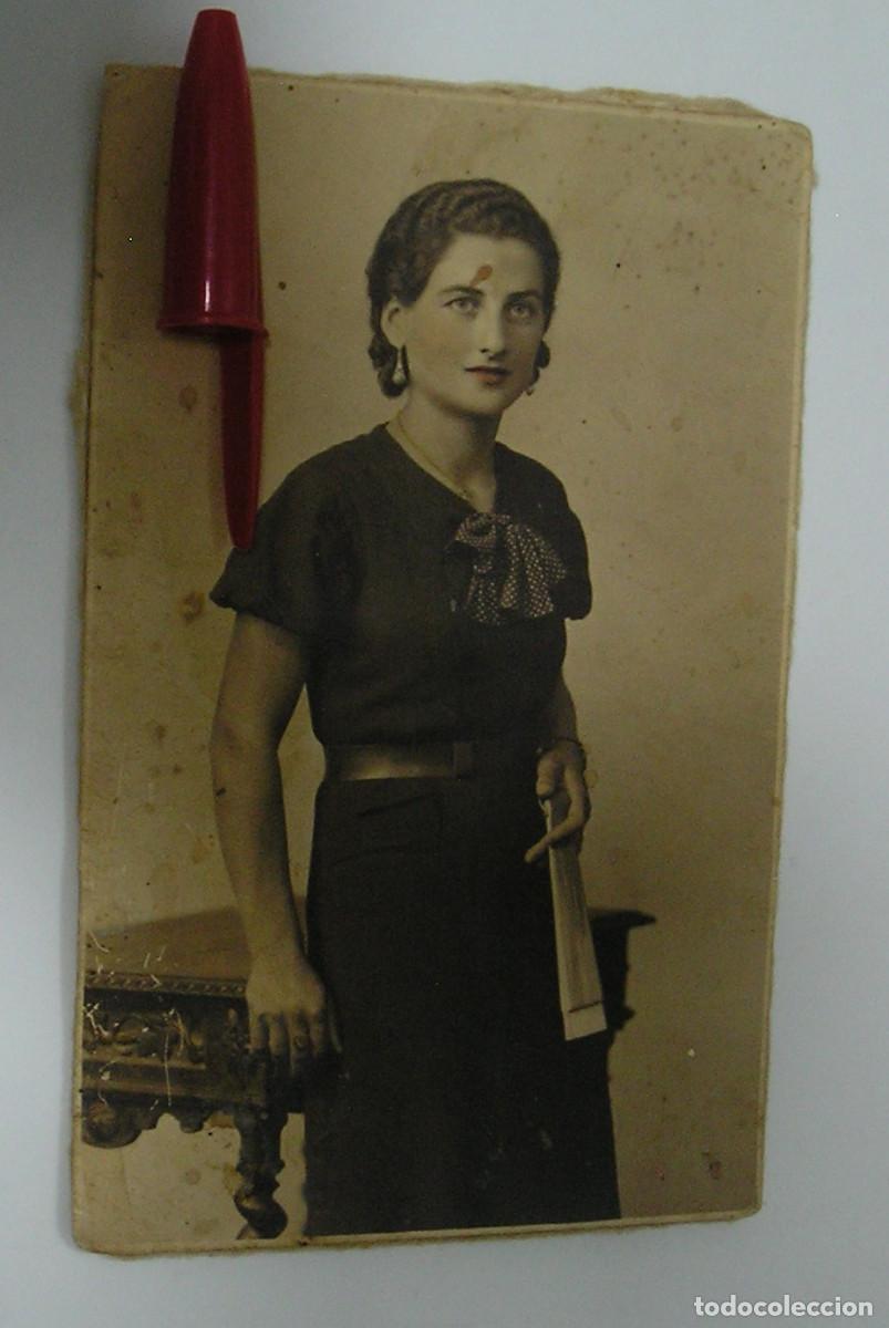 Fotograf&iacute;a antigua: ANTIGUA FOTO FOTOGRAFIA COSTUMBRISTA PRINCIPIOS DEL SIGLO PASADO LA SE&Ntilde;ORITA (26-11)