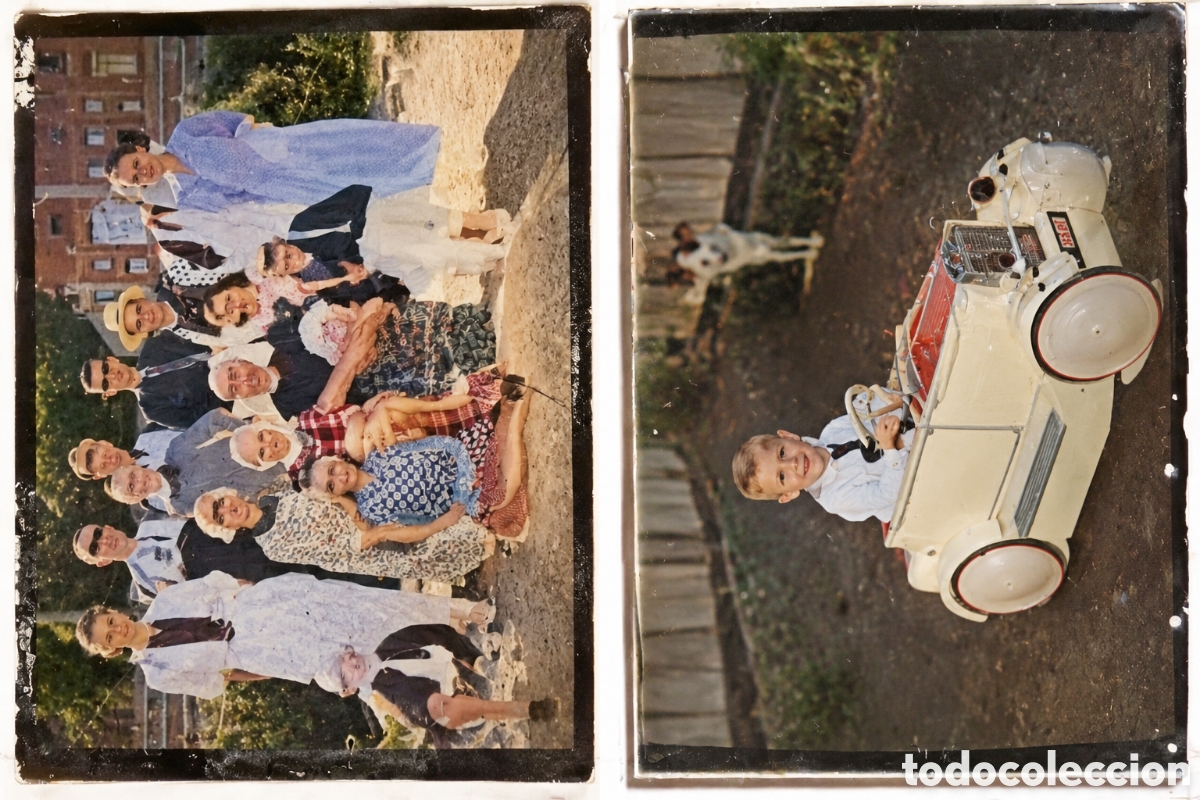 Fotograf&iacute;a antigua: NEGATIVOS DE CRISTAL. PAISANOS. 9x6.50 CM. VILA COLL. PALMA MALLORCA. FOTOGRAF&Iacute;A ANTIGUA.