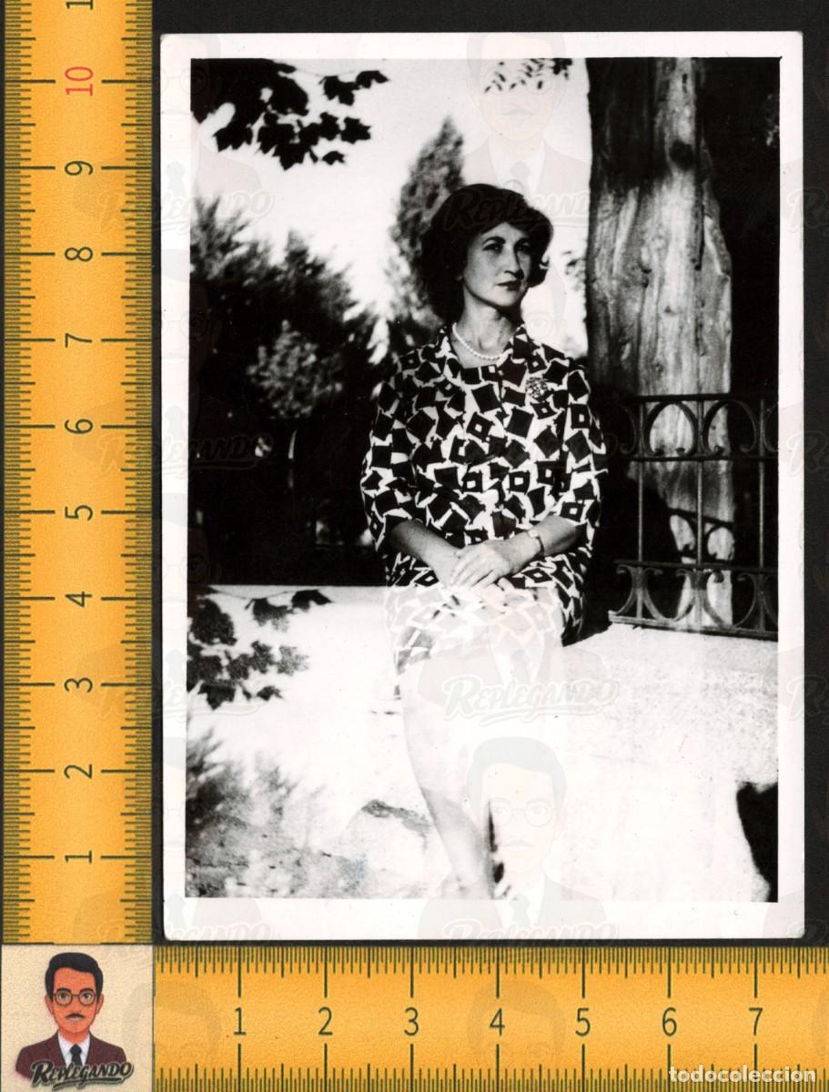 Fotograf&iacute;a antigua: MUJER GUAPA BELLA POSA JARD&Iacute;N - DOBLE EXPOSICI&Oacute;N FOTOGR&Aacute;FICA - FOTOGRAF&Iacute;A ANTIGUA ART&Iacute;STICA A&Ntilde;OS 70