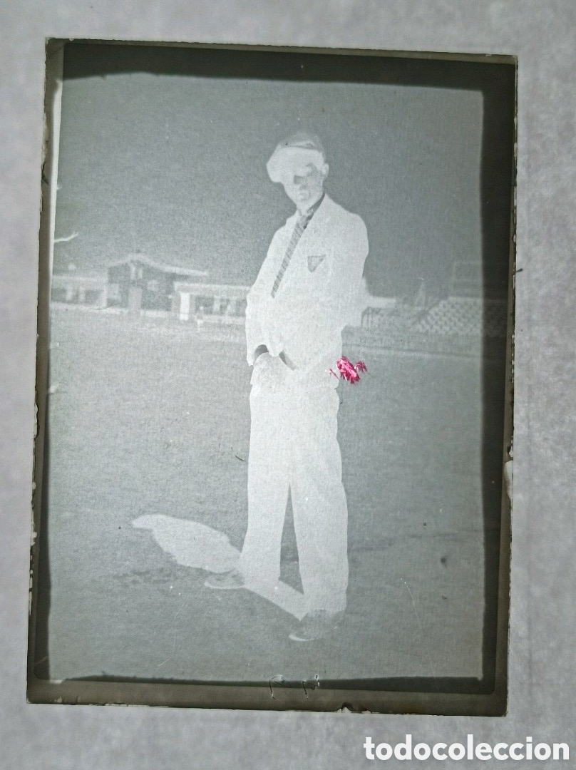 Fotograf&iacute;a antigua: NEGATIVO DE CRISTAL. PAISANO. 9x6,5 CM. VER FOTOS. FOTOGRAF&Iacute;A ANTIGUA.