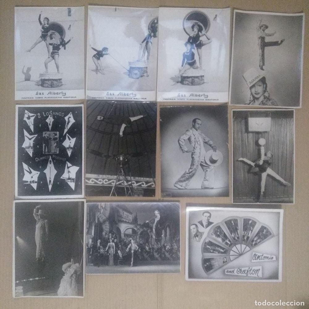 Fotograf&iacute;a antigua: ESPECTACULO REVISTA VARIEDADES EQUILIBRISTAS LAS ALBERTY- ALAMAR- ANTONIO &CRAFTON lote 11 foto