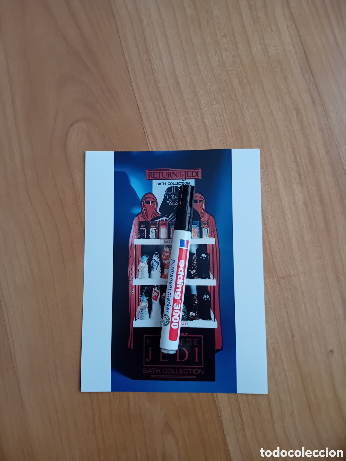 Fotograf&iacute;a antigua: FOTO 15X20 DISPLAY STAR WARS EL RETORNO DEL JEDI. COMIENZOS A&Ntilde;OS 80S. REPRODUCCI&Oacute;N ACTUAL