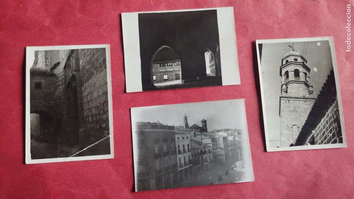 Fotograf&iacute;a antigua: BAEZA.-FOTOGRAFIAS.-LOTE DE 4 FOTOS ANTIGUAS DE BAEZA.-A&Ntilde;OS 50-60.