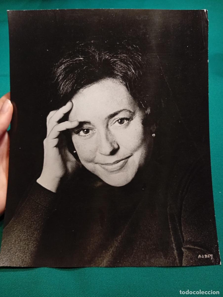 Fotograf&iacute;a antigua: Foto Alicia de larrocha pianista Espa&ntilde;a
