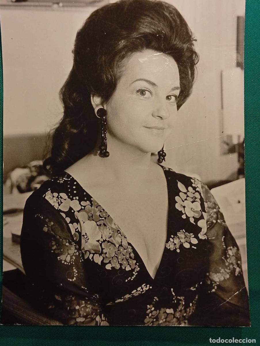 Fotograf&iacute;a antigua: Foto enriqueta tarr&egrave;s soprano Espa&ntilde;a fot Klaus winkler