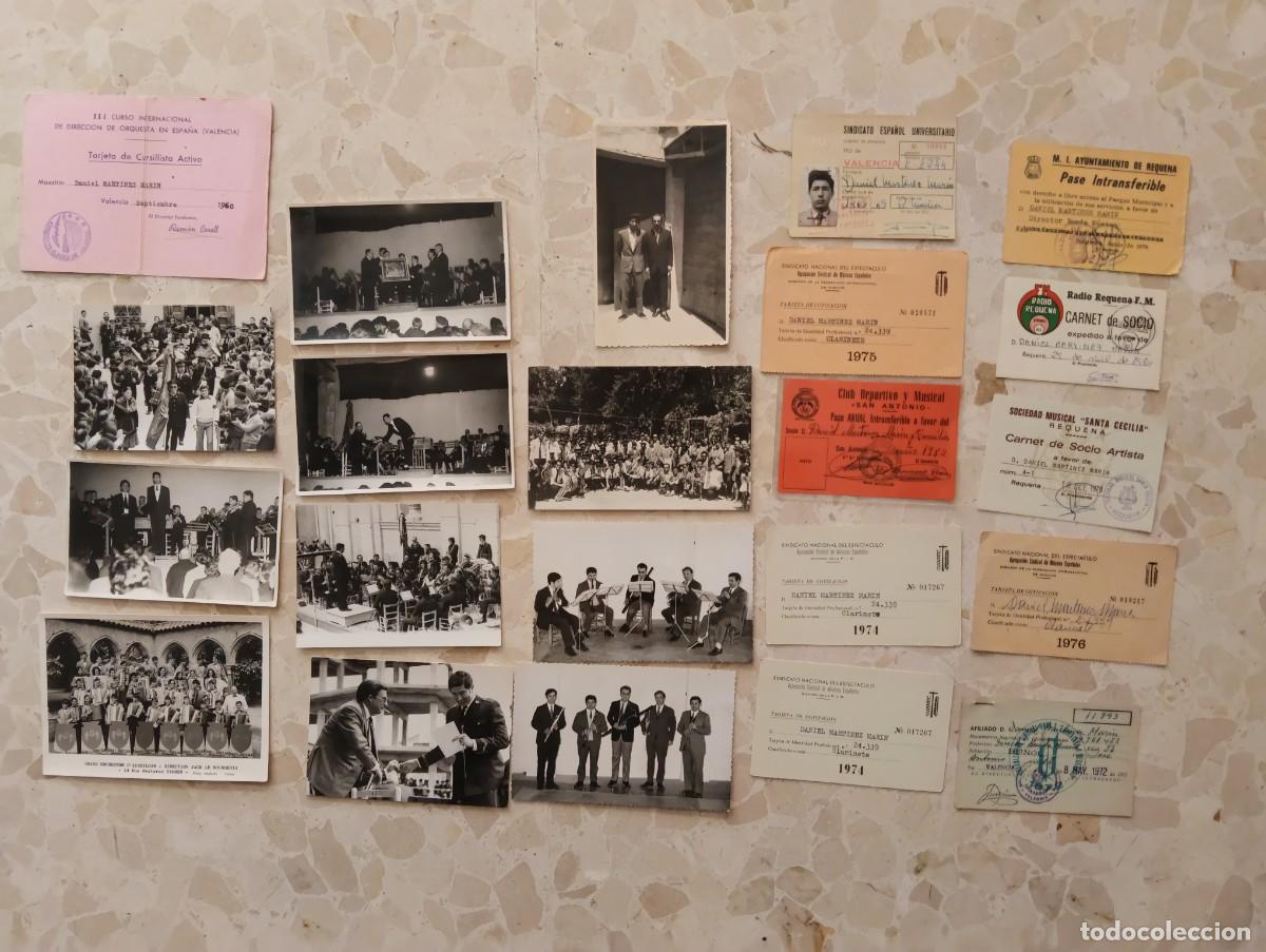 Fotograf&iacute;a antigua: DOSIER FOTOGRAFICO Y DOCUMENTAL DEL MUSICO DANIEL MARTINEZ MARIN - PATERNA MONSERRAT REQUENA MONZON