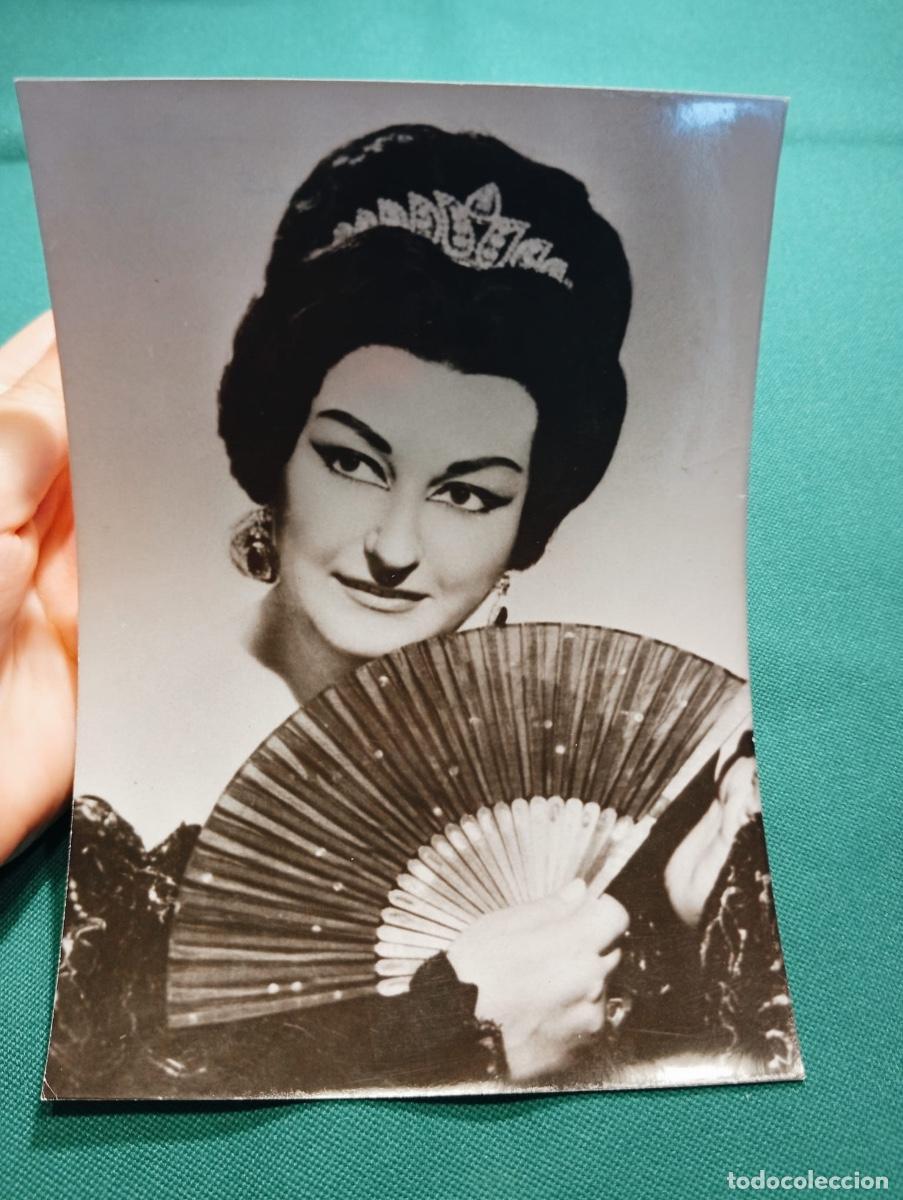 Fotograf&iacute;a antigua: Foto soprano espa&ntilde;ola Montserrat caball&eacute;