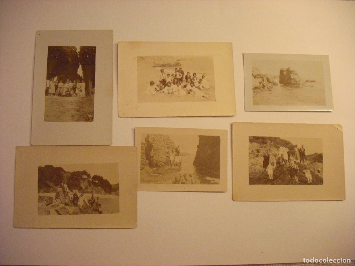 Photographie ancienne: ANTIGUAS FOTOS DE GRUPO DE UNA EXCURSION A SANTA CRISTINA