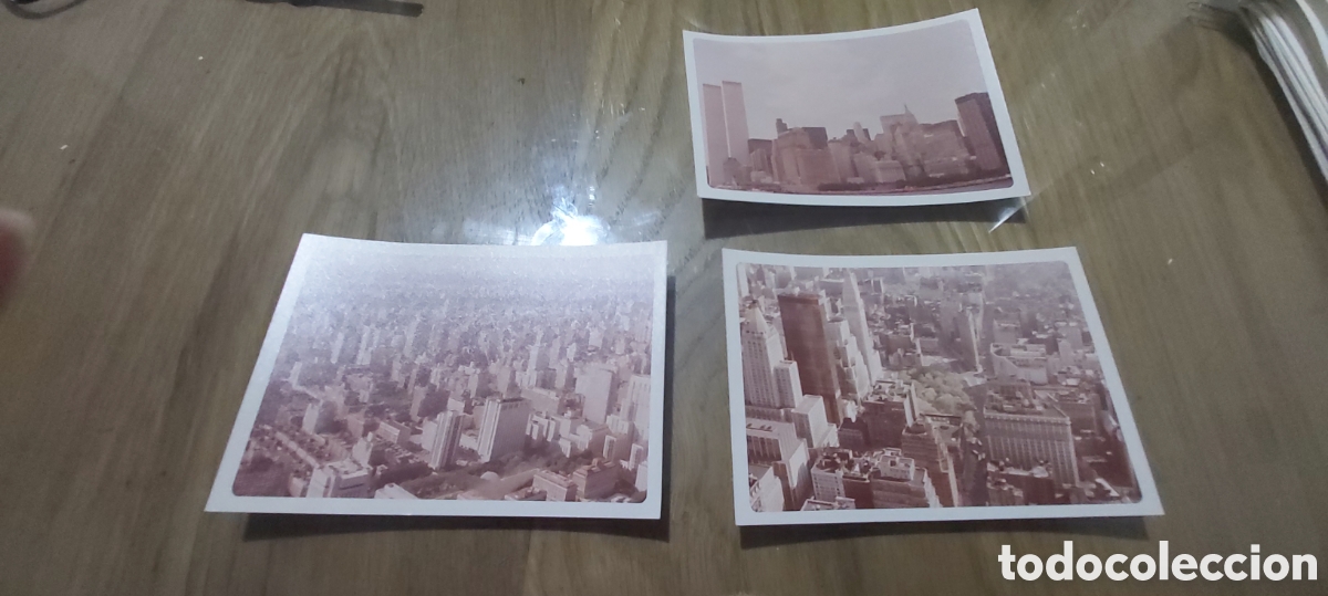 Fotograf&iacute;a antigua: 3 FOTOS NEW YORK. TORRES GEMELAS