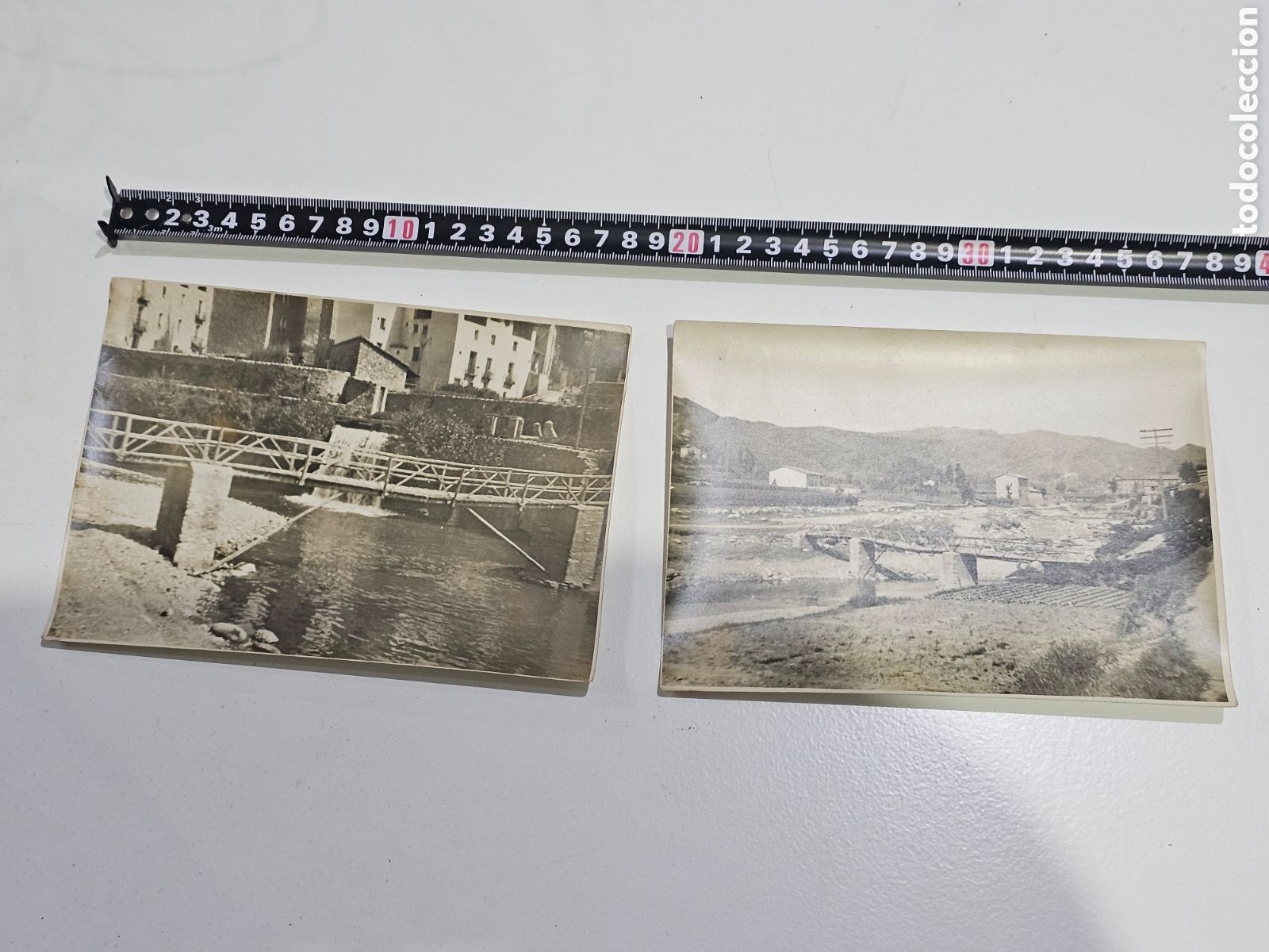 Fotograf&iacute;a antigua: Lote de 2 Fotograf&iacute;as Antiguas en Blanco y Negro &ndash; Paisajes Rurales probable Catalunya 1920s