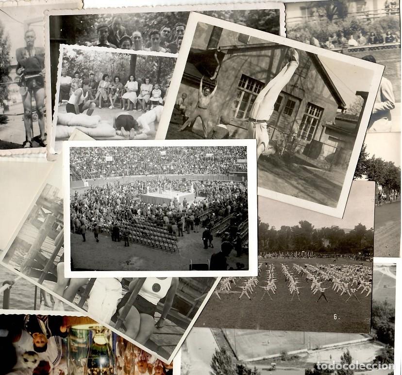 Fotografia antiga: 12 Fotograf&iacute;as antiguas relacionadas con los deportes - Lote muy comercial, ideal para reventa