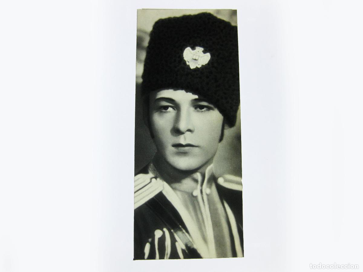 Fotograf&iacute;a antigua: FOTOGRAF&Iacute;A DEL ACTOR RODOLFO VALENTINO. POSITIVO ORIGINAL. TRANSPARENCIA DE CELULOIDE. A&Ntilde;OS 30 &Oacute; 40