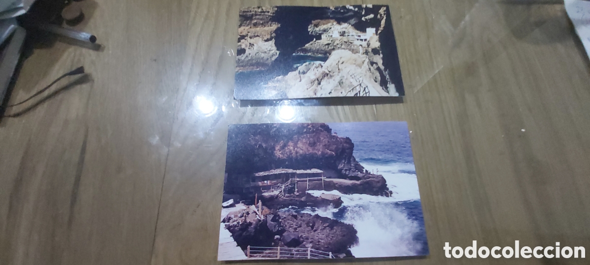Fotograf&iacute;a antigua: 2 FOTOS DE LA ISLA DE LA PALMA. PORIS DE CANDELARIA