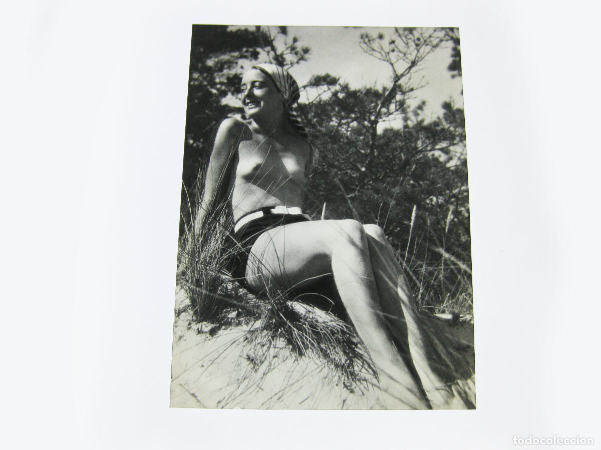 Fotograf&iacute;a antigua: FOTOGRAF&Iacute;A DE MUJER DESNUDA O ACTRIZ. POSITIVO ORIGINAL. TRANSPARENCIA DE CELULOIDE. A&Ntilde;OS 30 &Oacute; 40