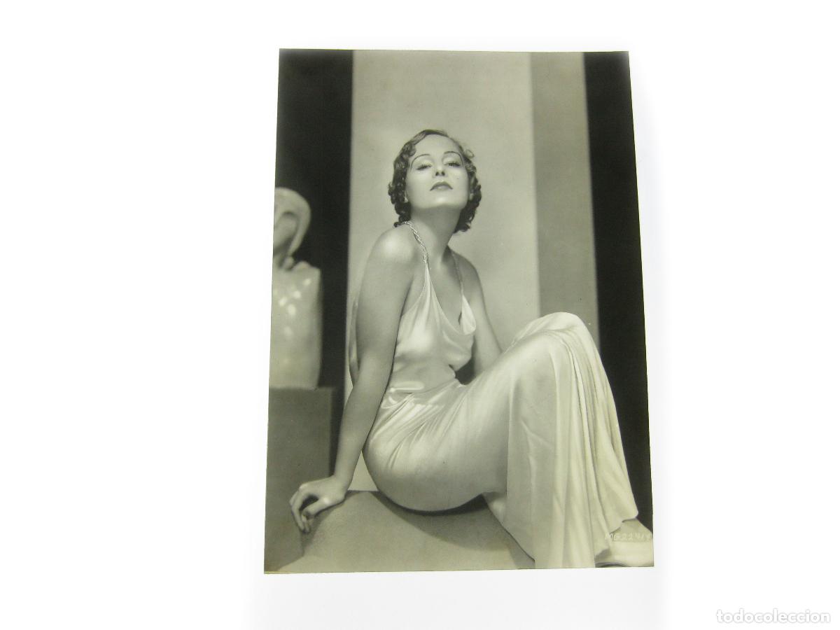 Fotograf&iacute;a antigua: FOTOGRAF&Iacute;A DE LA ACTRID MADGE EVANS. POSITIVO ORIGINAL. TRANSPARENCIA DE CELULOIDE.