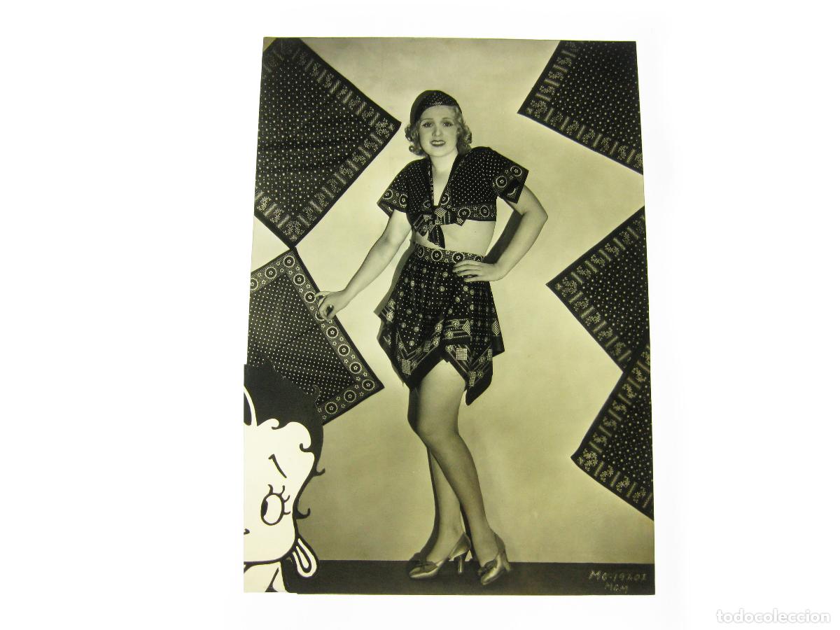 Fotograf&iacute;a antigua: FOTOGRAF&Iacute;A DE HELEN KANE. BETTY BOOP. POSITIVO ORIGINAL. TRANSPARENCIA DE CELULOIDE.