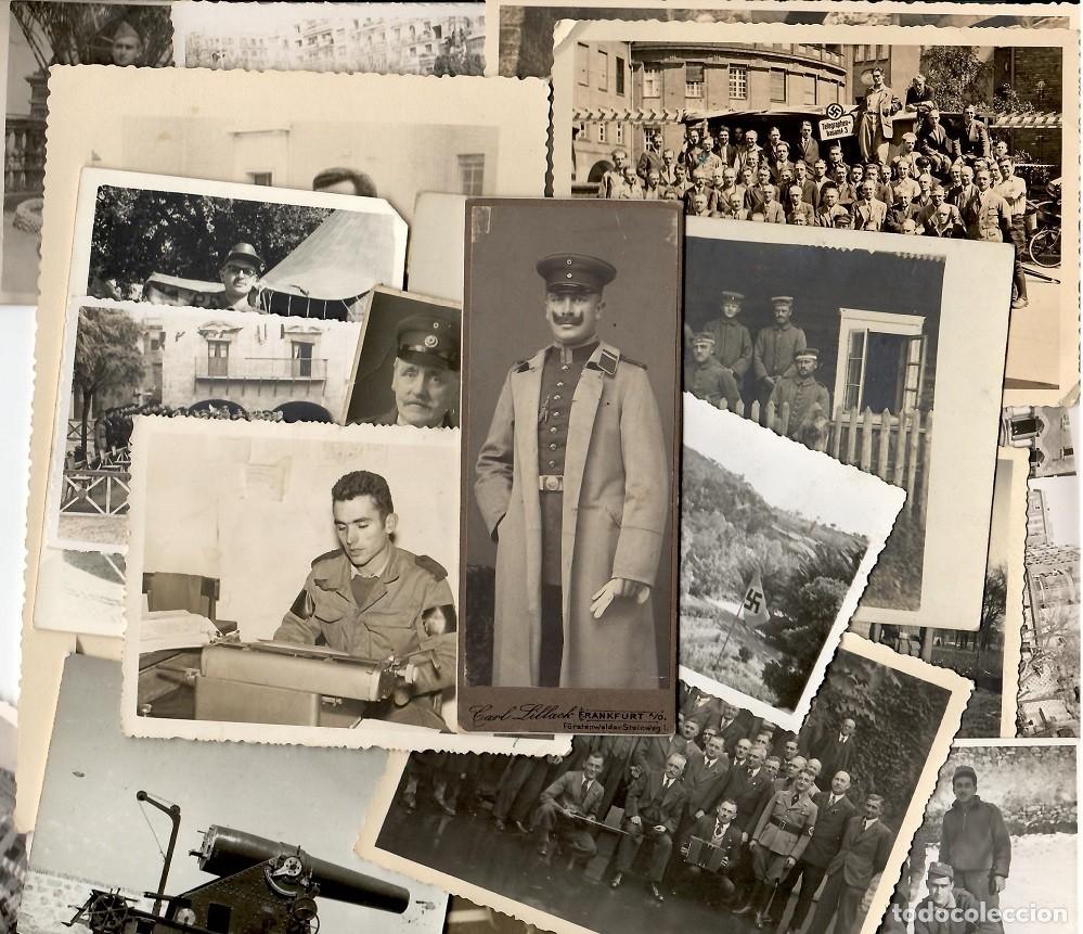 Fotografia antiga: Militar - 28 Fotograf&iacute;as antiguas: Alemania nazi - Soldados - Desfiles - Ca&ntilde;&oacute;.. / Lote muy comercial