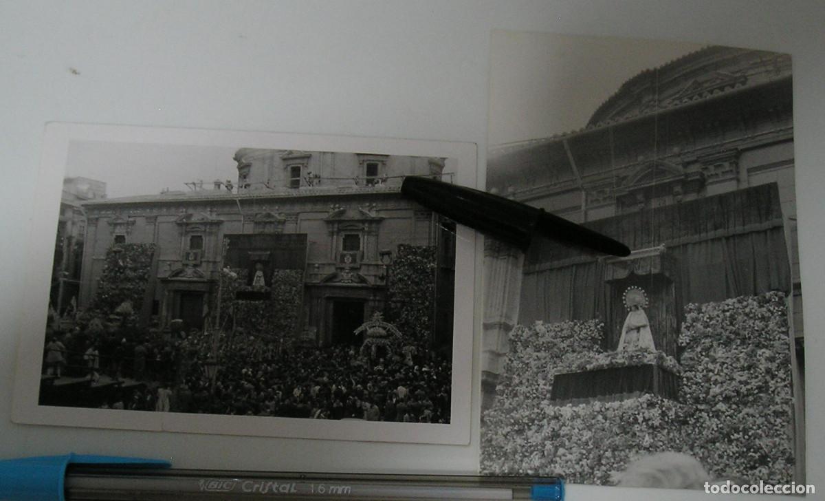 Fotograf&iacute;a antigua: ANTIGUA FOTO FOTOGRAFIA LA ESPA&Ntilde;A DEL SIGLO PASADO BERMEO OFRENDA FLORES VIRGEN DESAMPARADOS (26-12)