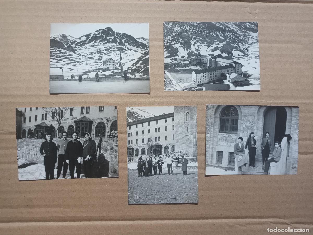Fotograf&iacute;a antigua: DOS FOTOGRAF&Iacute;AS SANTUARIO DE NURIA 1968 PISTA HIELO, HOTEL, ETC