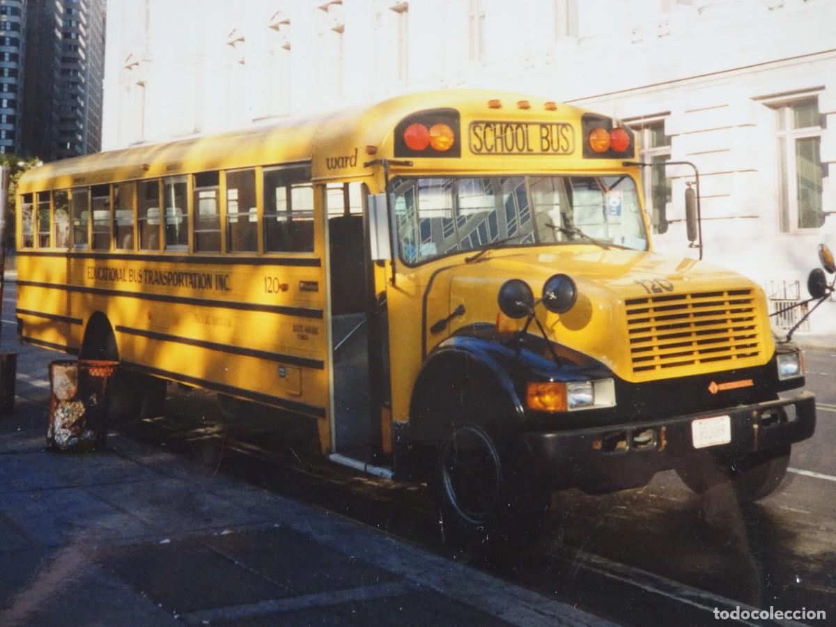 Fotografia antiga: ANTIGUA FOTOGRAF&Iacute;A, AUTOCAR ESCOLAR, SCHOOL BUS, VER FOTOS