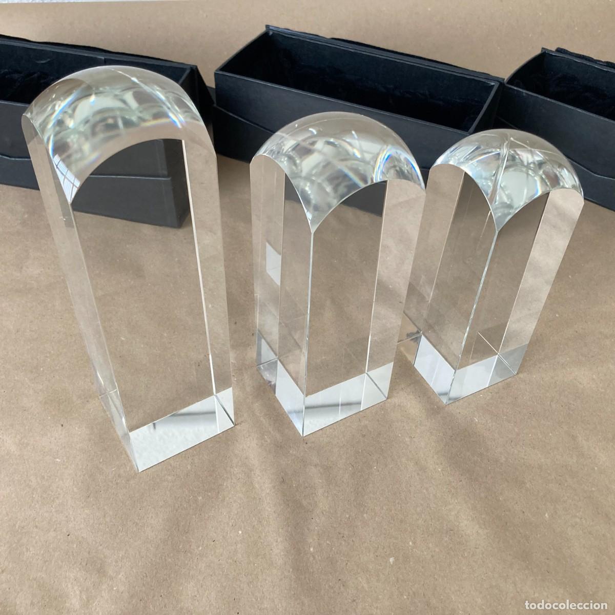 Fotograf&iacute;a antigua: BLOQUES DE CRISTAL TRANSPARENTE PARA TROFEO, EXHIBICI&Oacute;N O ACCESORIO FOTOGRAF&Iacute;A