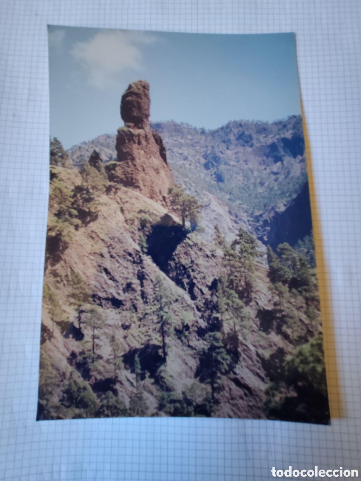 Fotograf&iacute;a antigua: FOTO ROQUE IDAFE. ISLA DE LA PALMA.