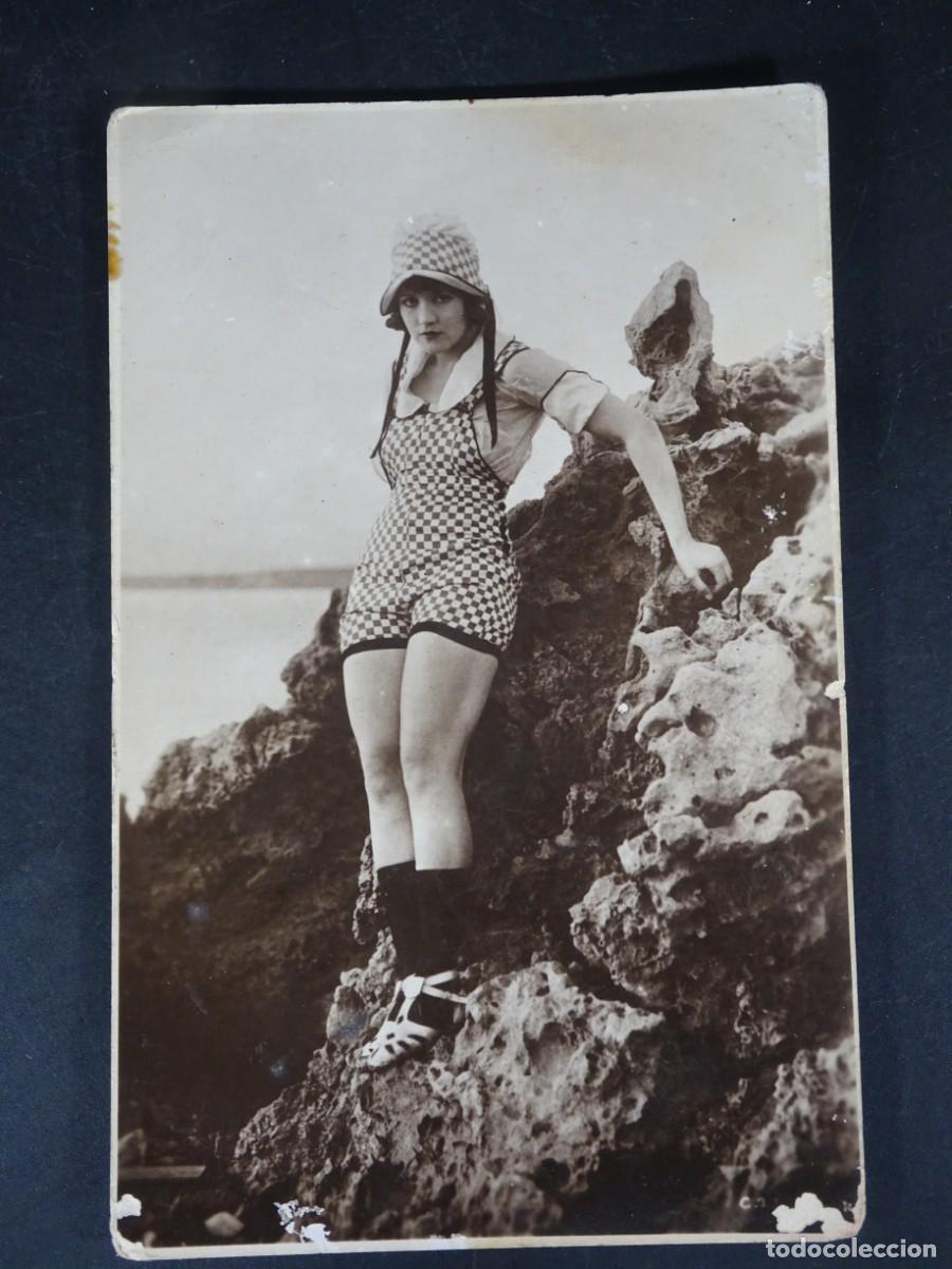 Alte Fotografie: ANTIGUA FOTOGRAF&Iacute;A , CHICA POSANDO, VER FOTOS