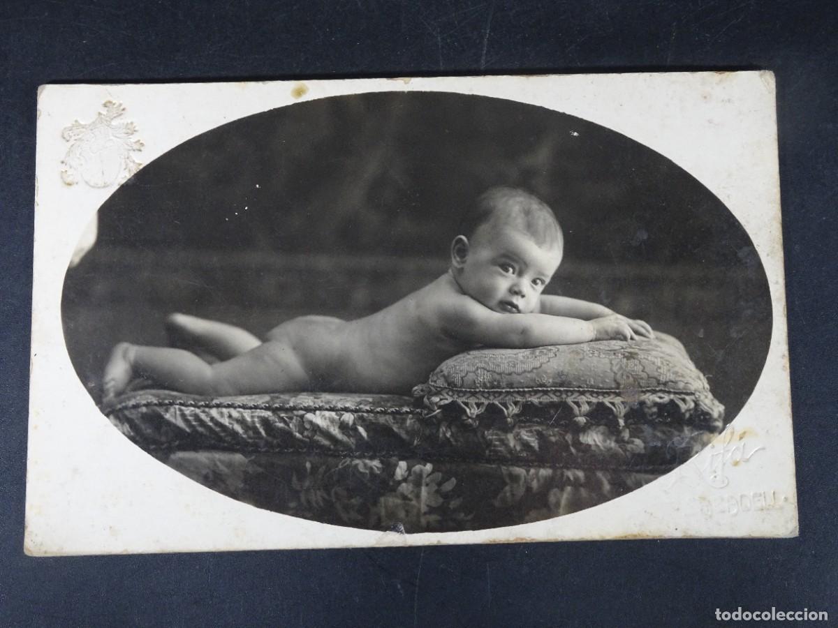 Alte Fotografie: ANTIGUA FOTOGRAF&Iacute;A DE ESTUDIO, NI&Ntilde;O PEQUE&Ntilde;O , BEB&Eacute;, FOTO RIF&Aacute; SABADELL, VER FOTOS