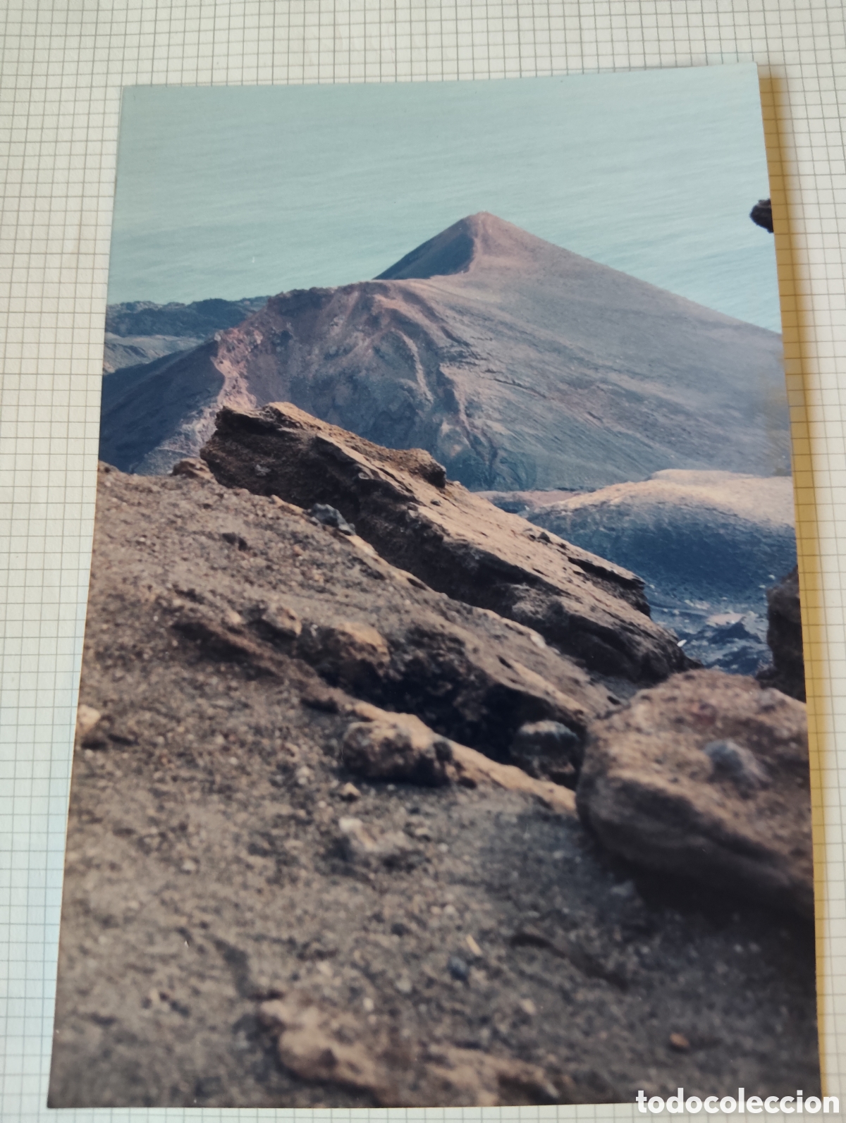 Fotograf&iacute;a antigua: FOTO DEL VOLC&Aacute;N TENEGUIA. ISLA de la PALMA
