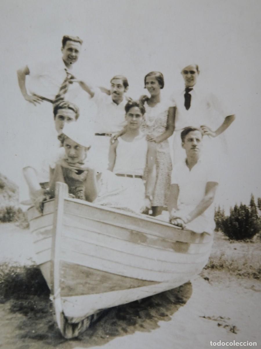 Alte Fotografie: ANTIGUA FOTOGRAF&Iacute;A GRUPO DE PERSONAS EN UNA BARCA, VER FOTOS