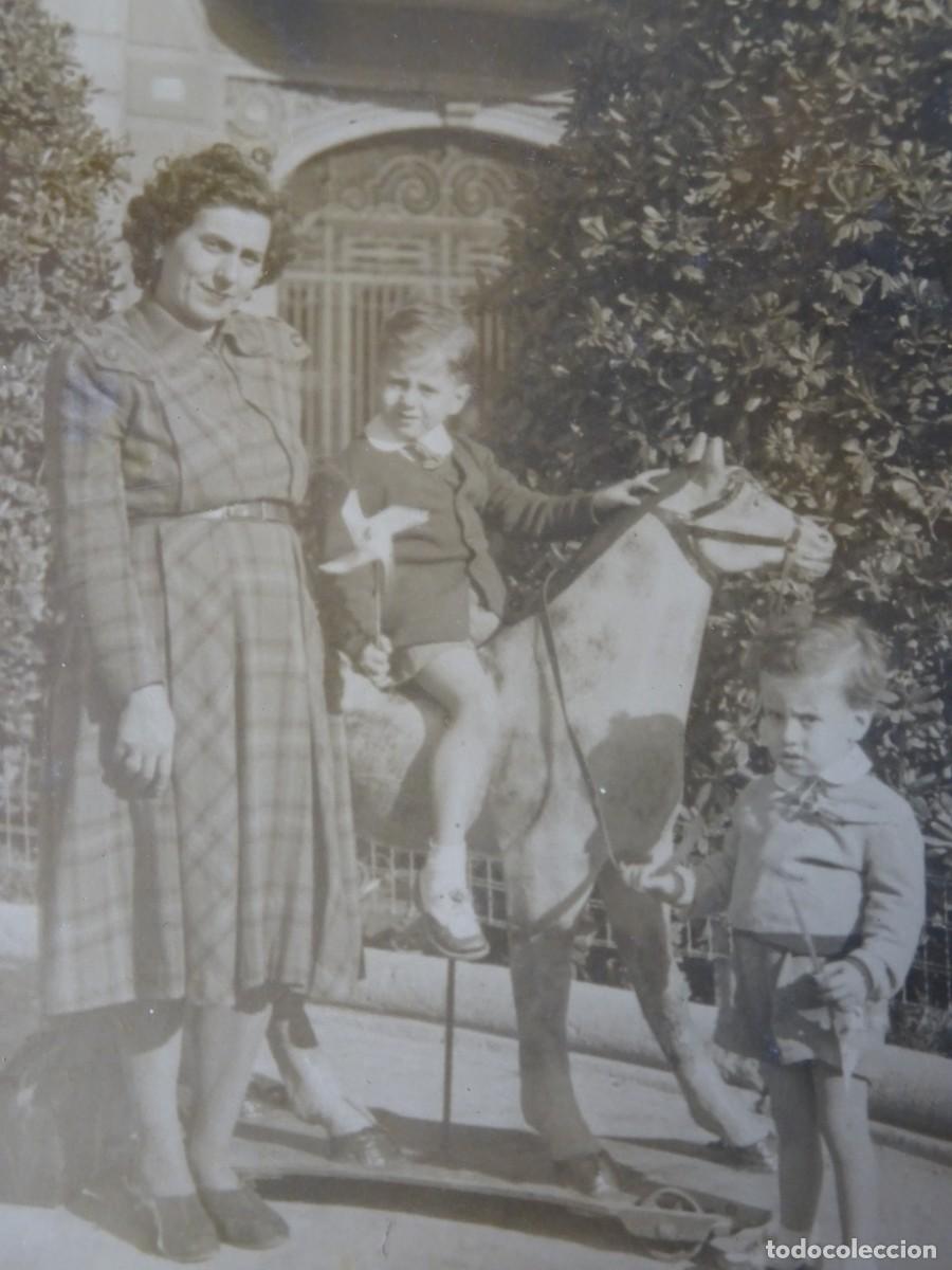 Antique Photography: ANTIGUA FOTOGRAF&Iacute;A NI&Ntilde;OS CABALLO DE JUGUETE, VER FOTOS