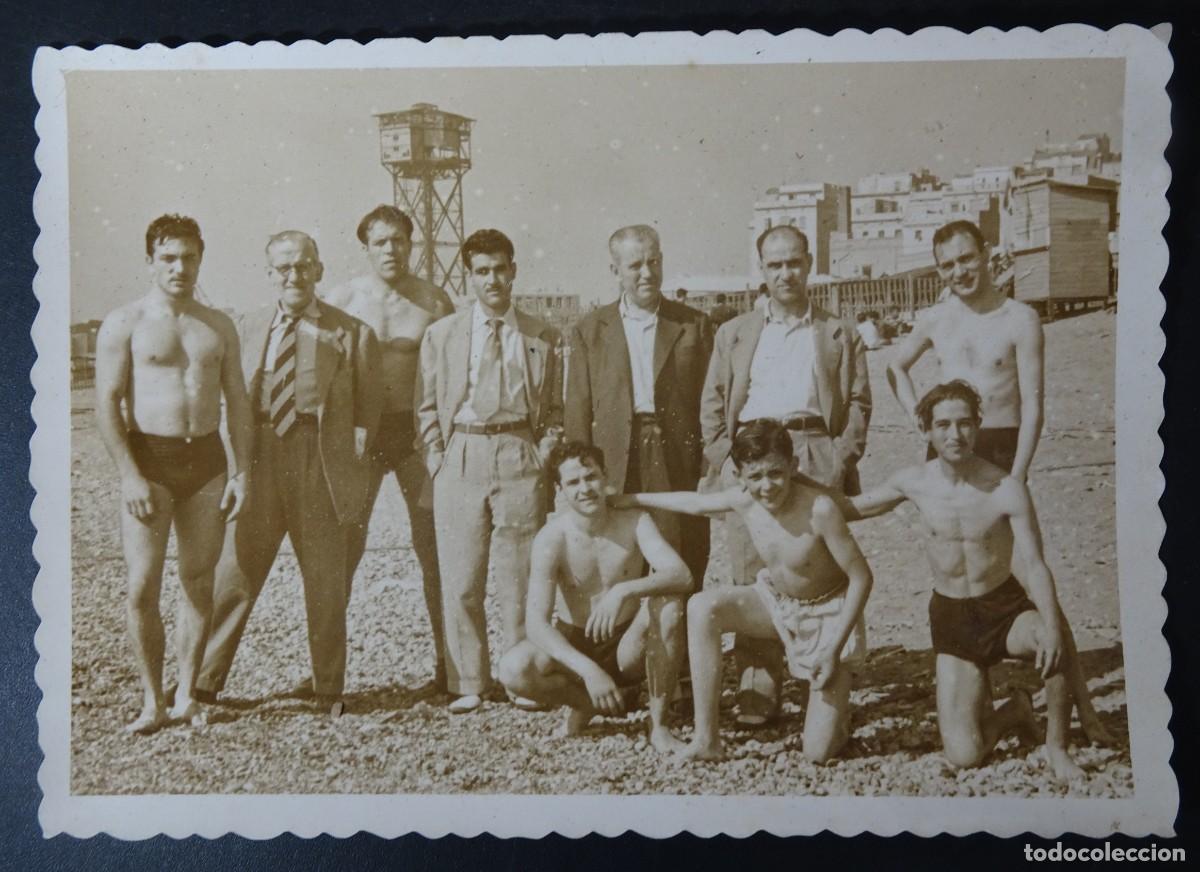 Antique Photography: ANTIGUA FOTOGRAF&Iacute;A, GRUPO PERSONAS EN LA PLAYA, VER FOTOS