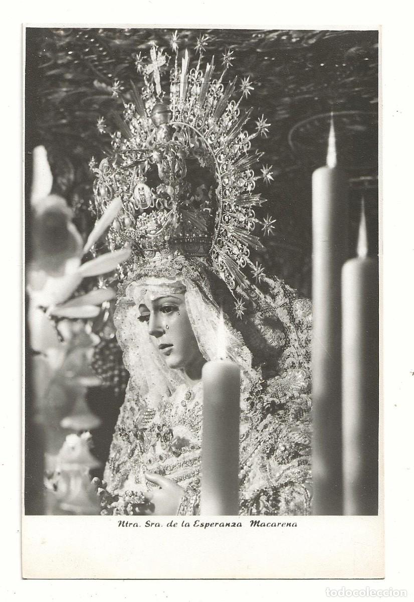 Fotograf&iacute;a antigua: FOTOGRAFIA NTRA. SRA. DE LA ESPERANZA MACARENA - ESTUDIOS HARET&Oacute;N - SEVILLA - 178 X 117 mm.