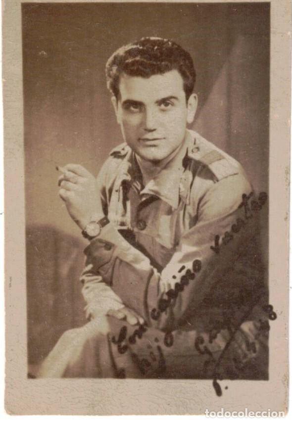 Fotograf&iacute;a antigua: :::: C396 - FOTOGRAFIA PEQUE&Ntilde;O FORMATO - JOVEN CON UNIFORME ***
