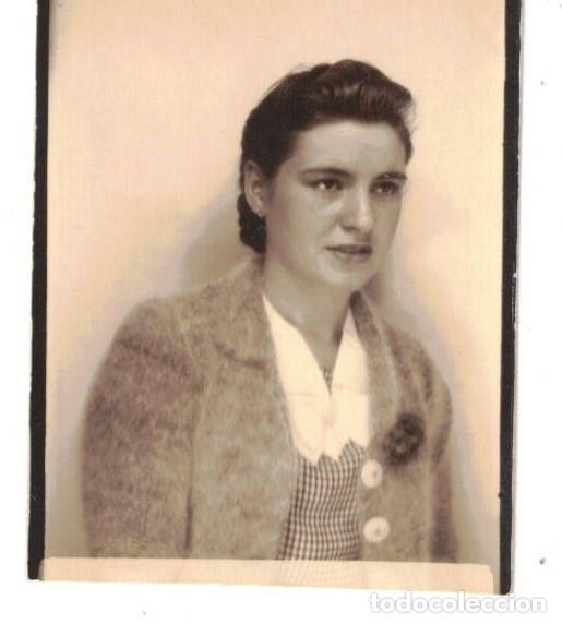 Fotograf&iacute;a antigua: :::: C398 - FOTOGRAFIA PEQUE&Ntilde;O FORMATO - BONITA JOVEN ***