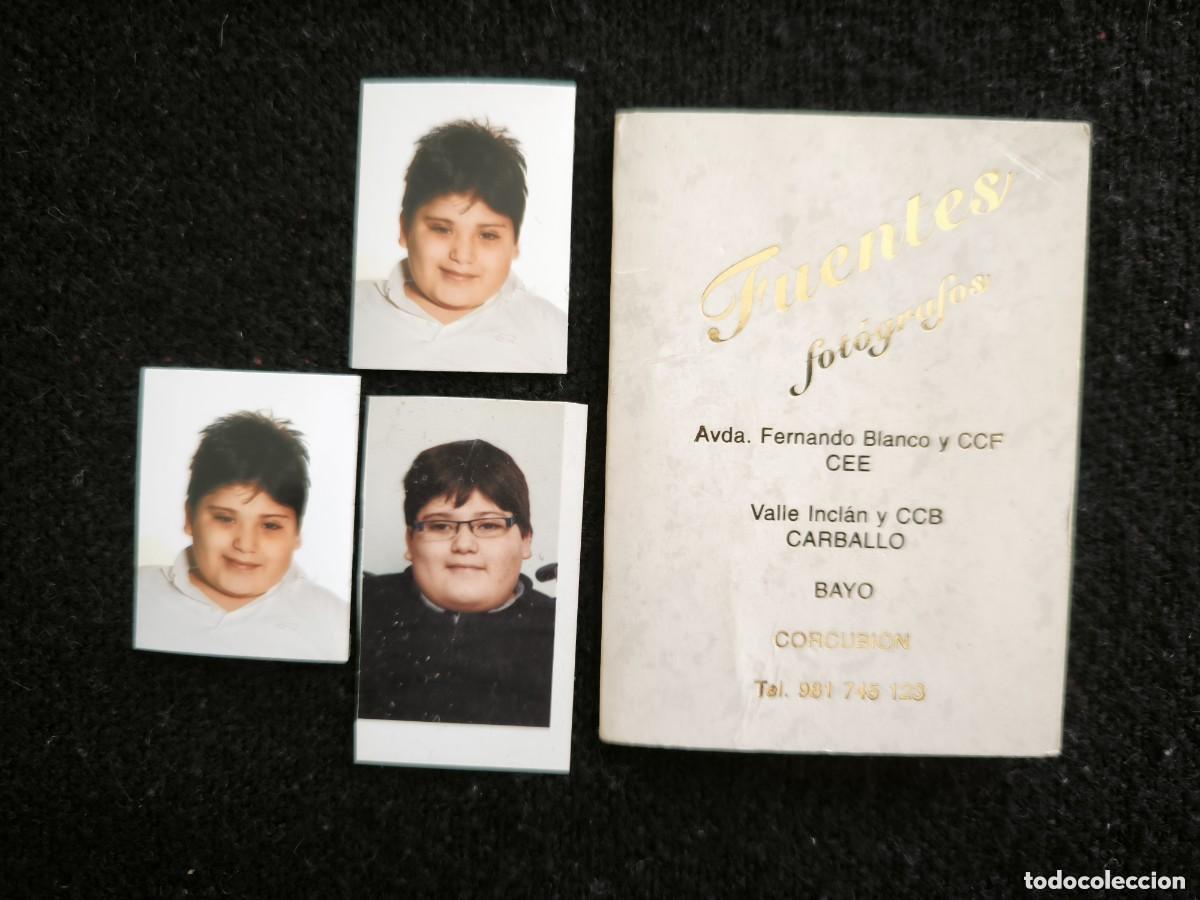 Fotografia antica: Antigua Carpeta De Fot&oacute;grafo Fuentes Con Fotos De Carnet &ndash; Cee Y Carballo Coleccionismo
